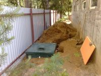 Расстояние от септика до забора