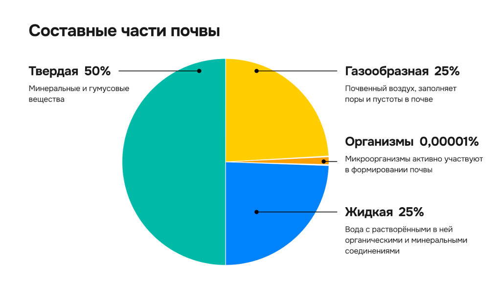 Состав почвы
